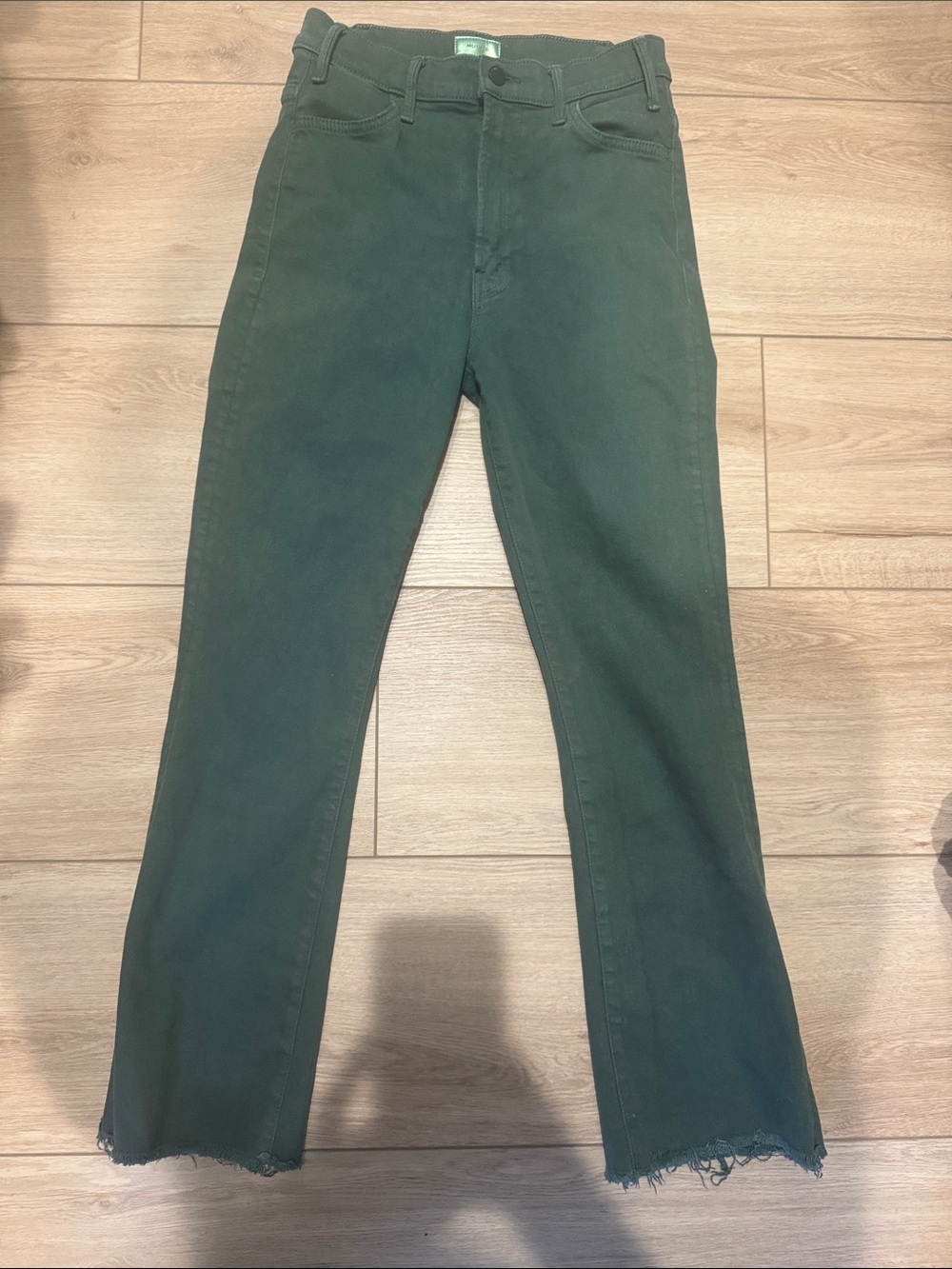 MOTHER Dark Green Jeans - 28